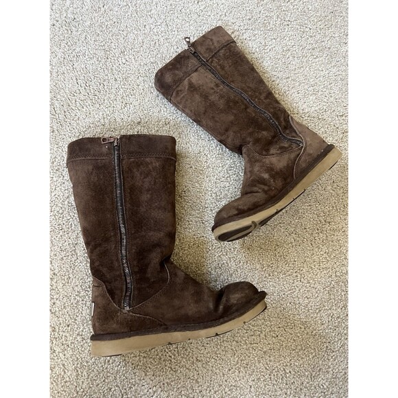 UGG Cargo III Mid-Calf Boot Womems Size 6 Thick Lining WARM! Suede - Picture 2 of 7